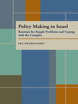 cover image of Policy Making in Israel
